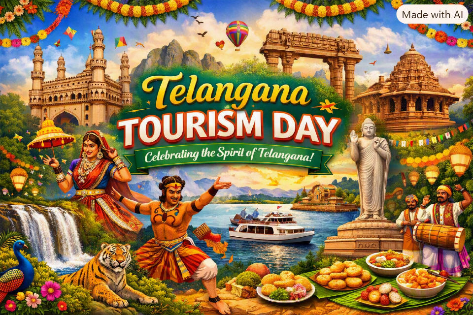 Invitation of Applications for Telangana Tourism Awards. Applications should be submitted by September 7.