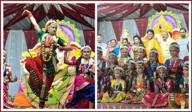 An impressive Kuchipudi dancer