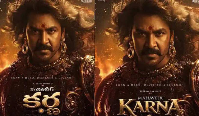 Raghava Lawrence in a new avatar in 'Mahaveer Karna'
