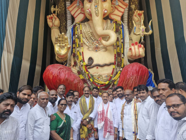 मूसापेट में भगवान गणेश की विशेष पूजा